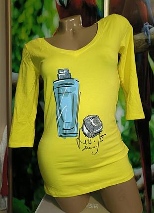 Liu jo футболка туника супер яркая жёлтая и качество!
