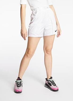 Шорты женские nike sportswear swoosh woven shorts cj3807-100, s
