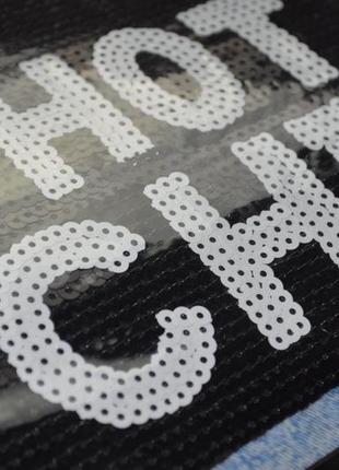 Декоративна термонашивка з паєтками hot chic - гарячий шик ципочка cropp5 фото