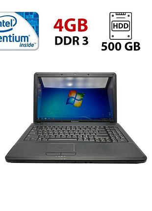 Ноутбук lenovo g550 / 15.6" (1366x768) tn / intel pentium t4400 (2 ядра по 2.2 ghz) / 4 gb ddr3 / 500 gb hdd / intel gma 4500m