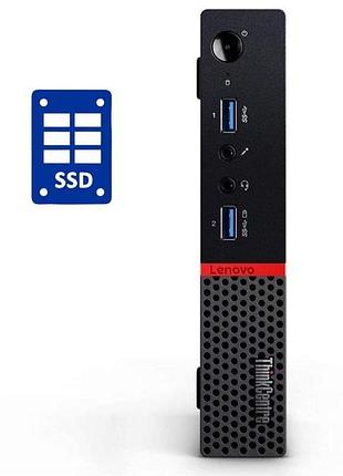 Неттоп lenovo thinkcentre m600 usff / intel celeron n3010 (2 ядра по 1.04 - 2.24 ghz) / 8 gb ddr3 / 128 gb ssd m.2 / intel hd