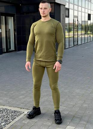 Термобілизна олива вафельна