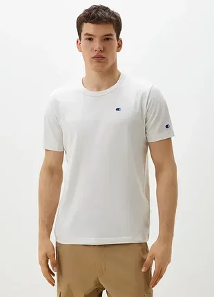 Футболка мужская хлопковая champion m молочная (12345867)