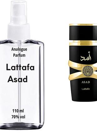 Парфюмированная вода lattafa asad 110 мл, мужские