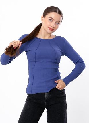 Лонгслів жіночий  кофта облягаюча зі швами