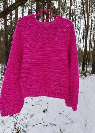 Ручная работа 🥰  чрезвычайно теплая кофточка. размер м-л