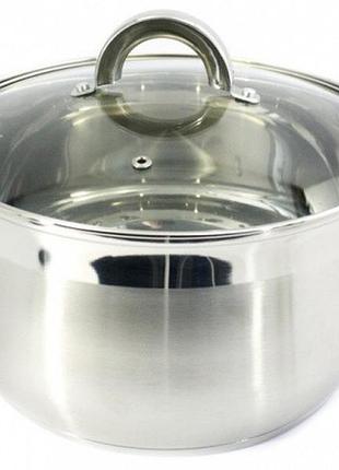 Каструля з нержавіючої сталі 6 л туреччина