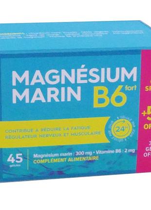 *marine magnesium b6 fort* - харчова добавка, що складається з морського магнію та вітаміну b6.