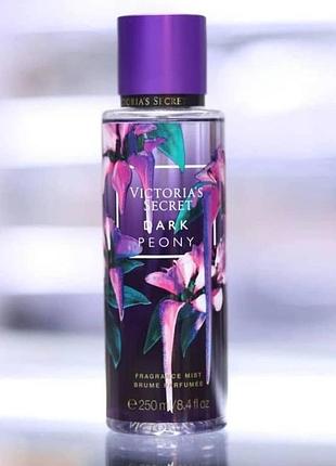 Парфюмированный спрей для тела виктория сикрет / victoria's secret dark peony , 250 мл