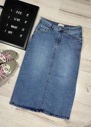 Джинсовая юбка-миди denim co