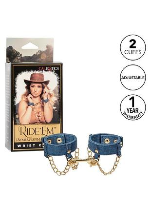 Наручники calexotics ride 'em premium denim 6