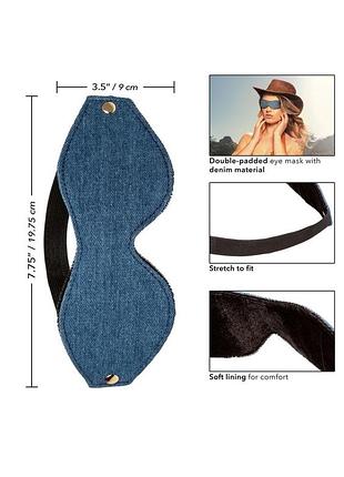 Маска на очі calexotics ride 'em premium denim 3