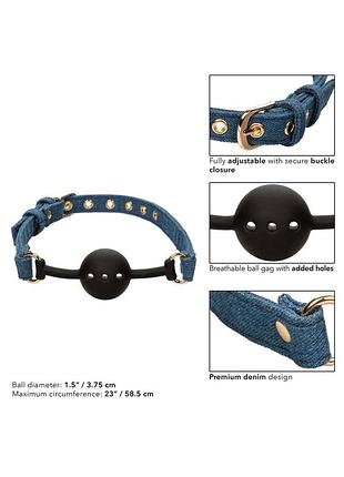 Кляп calexotics ride 'em premium denim 3