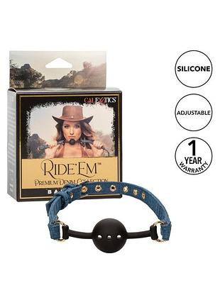 Кляп calexotics ride 'em premium denim 6