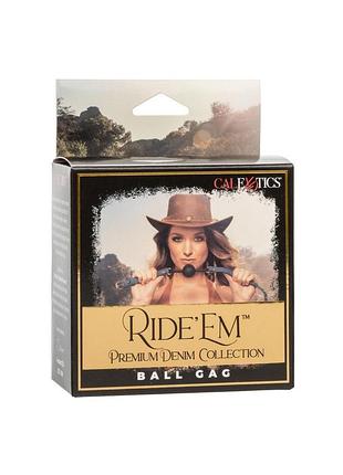 Кляп calexotics ride 'em premium denim 7