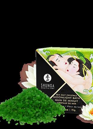 Соль для ванны shunga moonlight bath lotus flower 75г