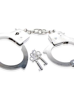 Металлические наручники fetish fantasy beginners metall cuffs от pipedream products