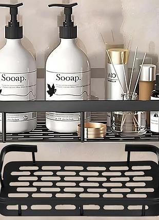Універсальна полиця для ванної кімнати до 10кг (30х13х5, 5см) 1шт, storage rack