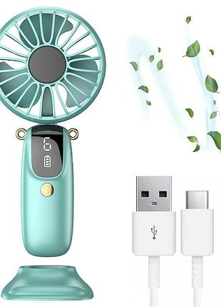 Ручний міні-вентилятор з дисплеєм та usb, hh-f10
