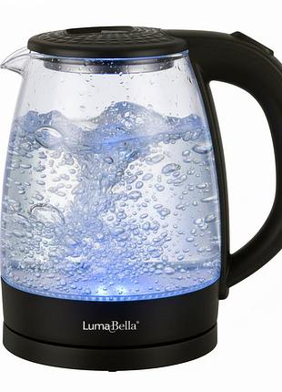Электрочайник с подсветкой, 2л, 1500вт, lumabella b-3007
