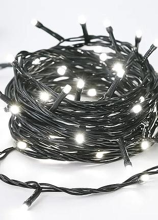Светодиодная гирлянда m-2 multi, от сети, 10м, 100led, белый