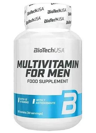 Витамины для мужчин biotech usa multivitamin for men 60 таб венгрия