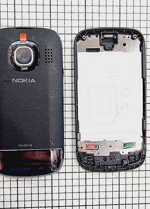 Корпус nokia c2-03 для телефона чорний 2