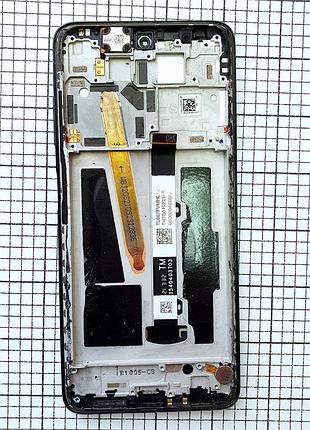 Оригинальный дисплей с рамкой xiaomi poco x3 / poco x3 pro темно синий