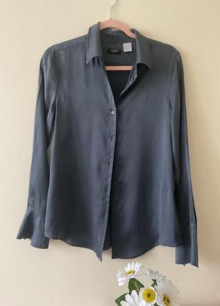 Шелковая рубашка на м размер