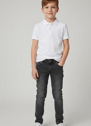 Стильні сірі джинси slim fit для хлопчика (8-10 років)