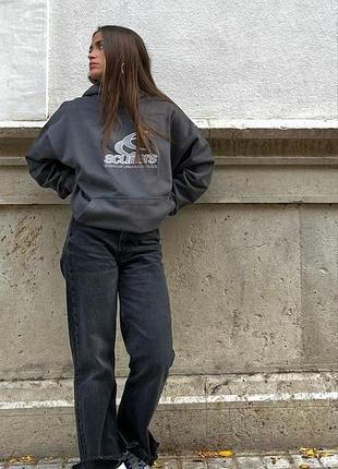 Темно сірі джинси zara