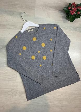 Неймовірно гарний жіночиц светик від woolovers чудовий стан, вовна та кашемір, розмір s