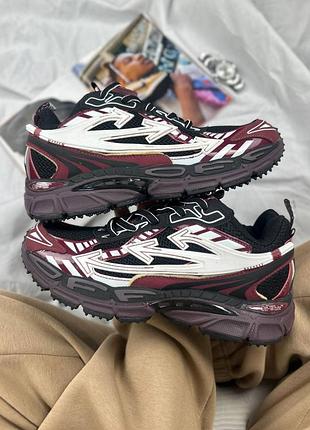 Off-white be right black burgundy 3