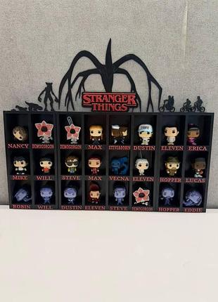 Підставка для фігурок з серіалу  stranger things