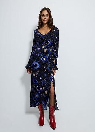 Платье с принтом