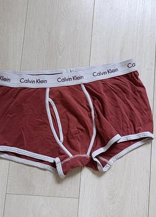 Трусы мужские базовые боксерки коттоновые calvin klein xl 14 42 50