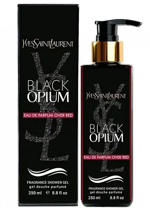 Парфюмированный гель для душа no brand (версия yves saint laurent black opium over red) 250 мл