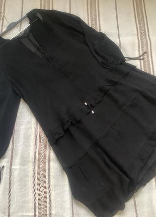 Черное платье/ платье в стиле бохо от бренда twin set