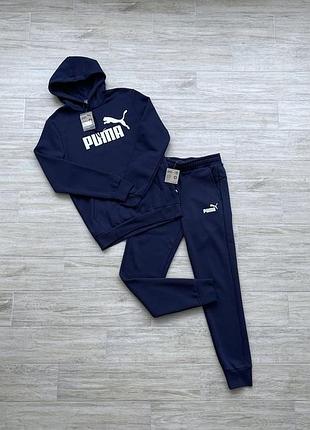 Оригинальн! мужские спортивные костюмы puma ess big logo на флисе сша новое состояние