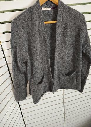 White stuff uk18. теплий кардіган мохер+ вовна