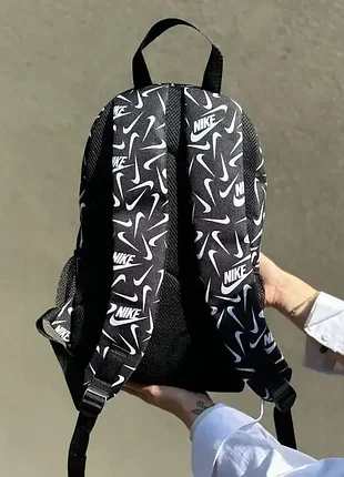 Рюкзак чорний nike рюкзак чоловічий жіночий найк рюкзак для подорожей навчання тренувань сумка спорт найк 2