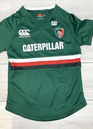 Футболка регбийка детская canterbury, leicester tigers1 фото