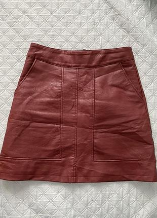 Кожаная юбка j'aime la vie