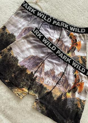 2 боксерських шортів wild park стрейч білизна
