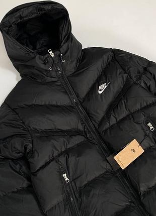 👕 пуховик nike storm-fit – чорний