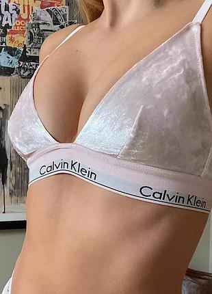 Бра calvin klein эксклюзивный вельветовый