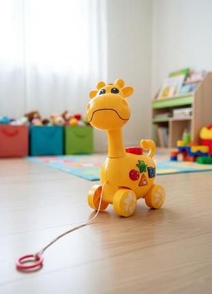 Музична іграшка-каталка "жираф", 10 міс+ 🦒