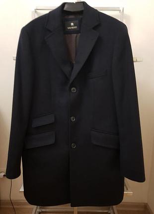 Элегантное мужское пальто "navyboot" шерсть, кашемир.