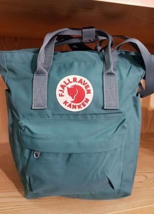 Рюкзак fjallraven kanken totepack mini, шопер, сумка канкен тотепак, шоппер, чорний, чорний, на подарунок новий рік, подарунок новий рік