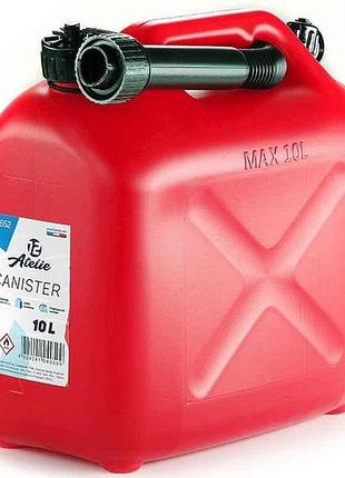 Канистра пластик 10л hdpe для топлива с прозрачной мерной полосой и лейкой воздушный клапан тм 12 atelie